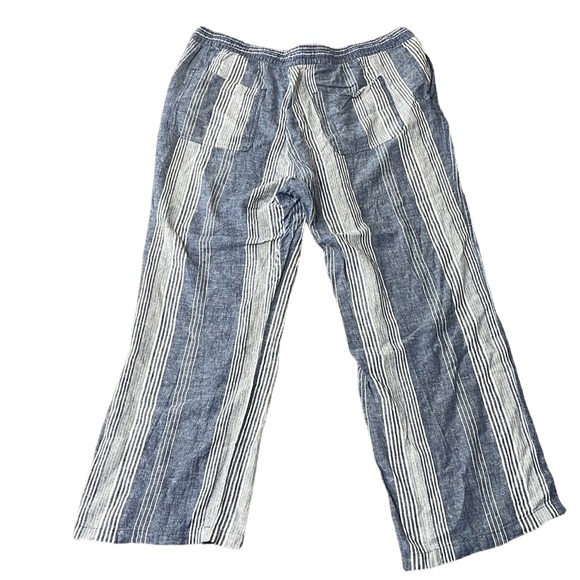 Old Navy Pants - Old Navy Lightweight Linen Blend Wide Leg Pants